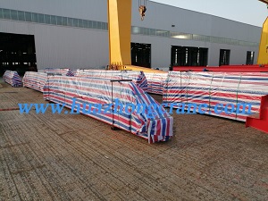 Delivery of single girder bridge crane by container