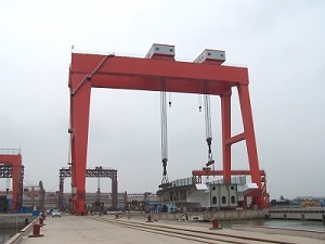 ME model double beam gantry crane
